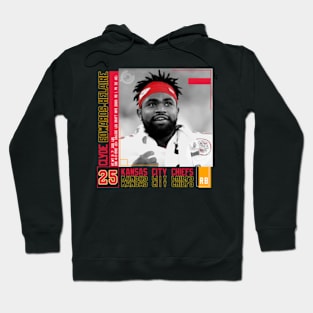 Clyde Edwards-Helaire Paper Poster Hoodie